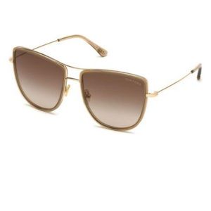 Tom Ford Tina Aviator Sunglasses